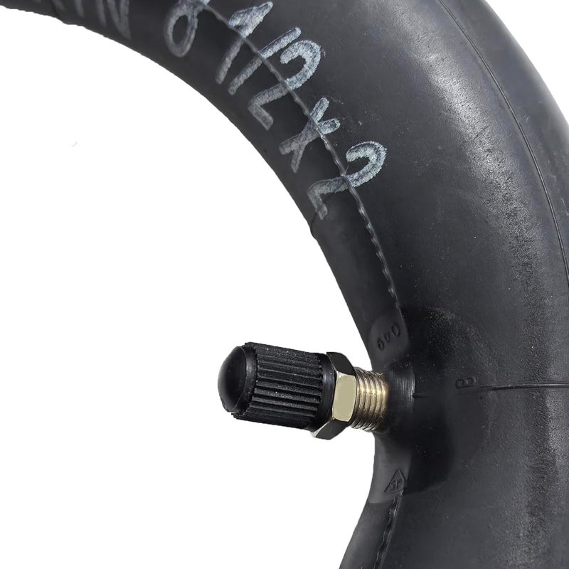 YINCL أنابيب داخلية 8.5" × 2" للسكوتر الكهربائي، 2 قطعة 50/75-6.1 متوافقة مع Gotrax Gxl V2/Xiaomi M365 /M365 Pro/Pro 2/1S، مطاط بوتيل سميك 2.0 مم - Image 2